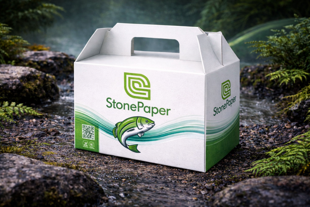 Boîte Transport Seafood StonePaper Premium