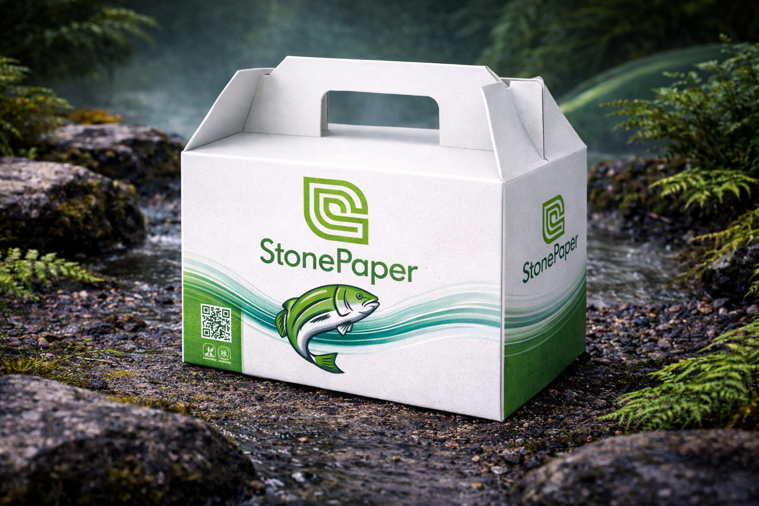 Boîte Transport Seafood StonePaper Premium