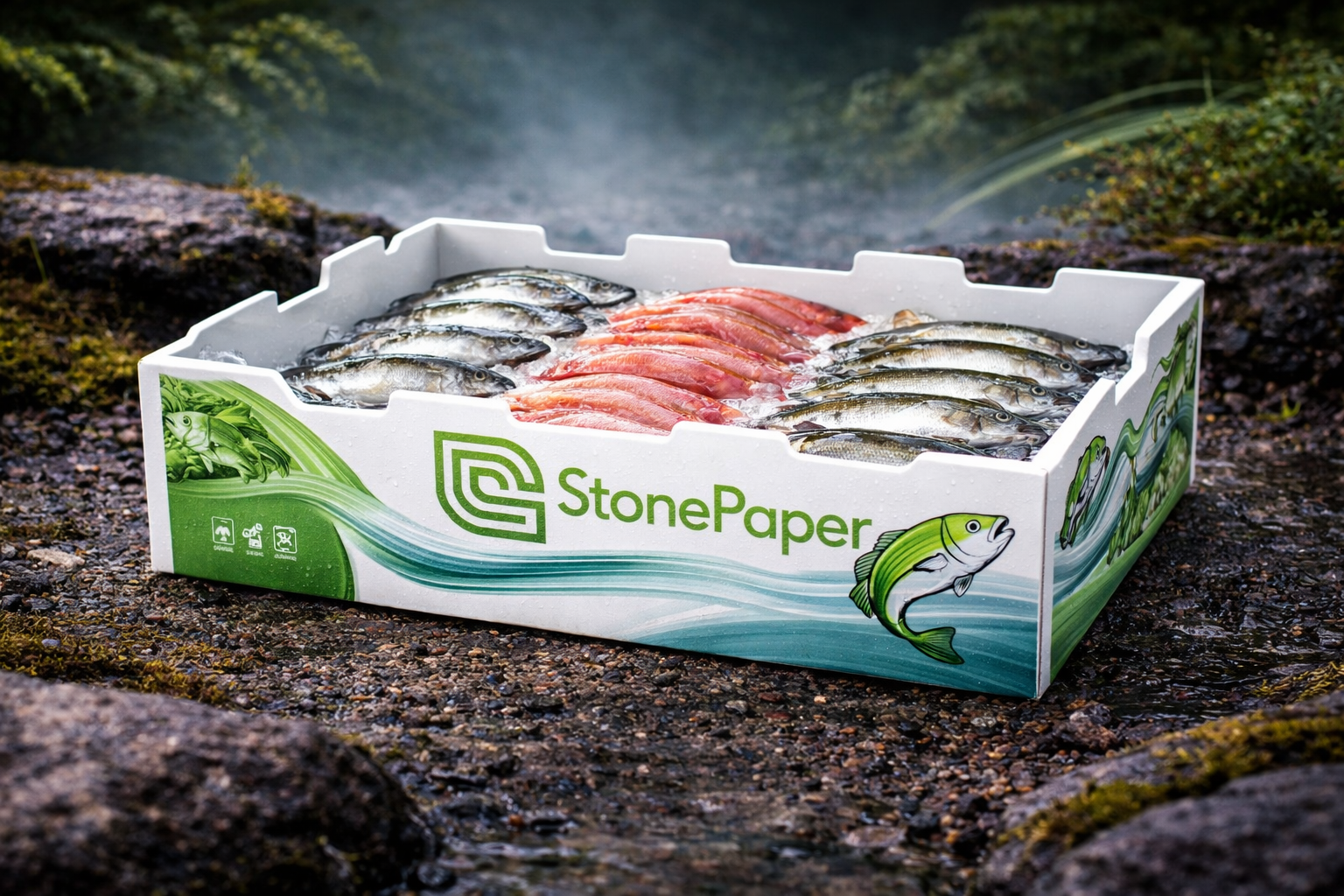 Plateau Seafood StonePaper Premium Étanche