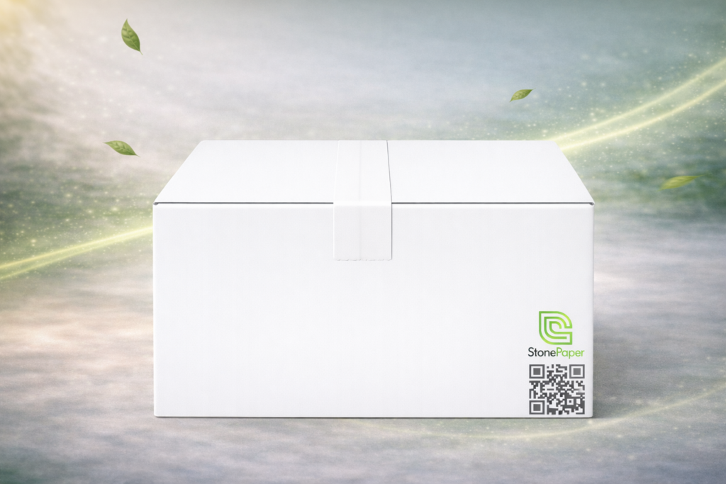 Boîte Fermée Écologique StonePaper avec Couvercle